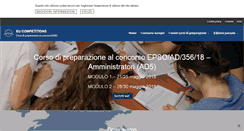 Desktop Screenshot of eucompetitions.iuse.it